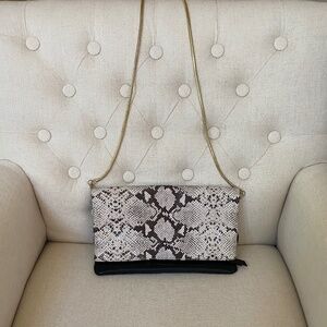 Trina Turk Solid Leather Handbag